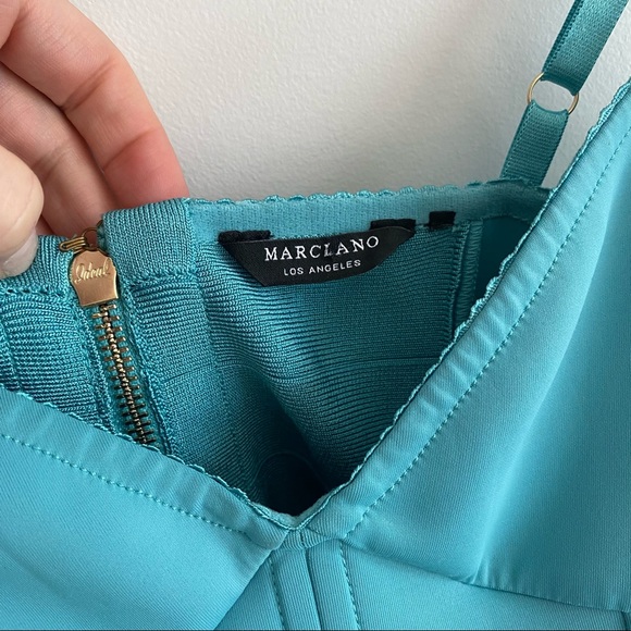 Marciano Arlena Light Blue Sexy Bodycon Dress - Picture 6 of 6